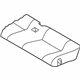 Audi 8J8-885-375 Seat Cushion Pad
