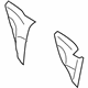 Audi 8J8-885-805-A-25D Seat Back Cover
