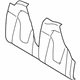 Audi 8J8-885-775 Seat Back Pad