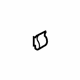 Audi 4E0-971-847 Retaining Strip Retainer Clip