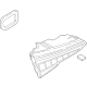 Audi 8W5-945-093-AD Backup Lamp Assembly