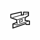 Audi 4M0-813-401-B Filler Plate Upper Reinforcement