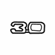 Audi 8E0-853-743-2ZZ Nameplate