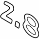 Audi 8A0-853-743-F-2ZZ Nameplate