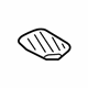 Audi 80B-819-794-6PS Defroster Grille