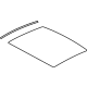 Audi 4K8-877-056-A Rear Glass