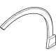 Audi 89A-853-717-C-GRU Wheel Opening Molding