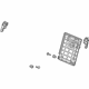 Audi 8W8-885-501-A-HZ8 Seat Back Assembly