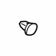 Audi 8E0-867-207 Windshield Pillar Trim Clip