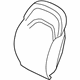 Audi 4N4-881-806-J-1MO Seat Back Cover