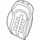 Audi 4N1-881-776 Seat Back Pad
