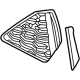 Audi 4K8-807-647-G-AP6 Outer Grille
