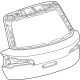 Audi 80F-827-025-STL Lift Gate