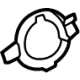 Audi 8Y0-035-561 Speaker Grille Adapter