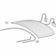 Audi 4G8-845-501-F-NVB Lift Gate Glass