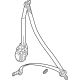 Audi 4K8-857-705-B-V04 Lap & Shoulder Belt