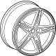 Audi 8W0-601-025-DE Wheel, Alloy