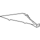 Audi 4J3-868-147-6PS Speaker Grille