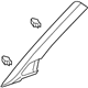Audi 8P0-867-233-B-4M8 Windshield Pillar Trim