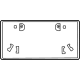 Audi 4N0-807-287-A-9B9 License Bracket