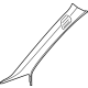 Audi 4K0-867-233-C-3FW Windshield Pillar Trim