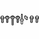 Audi 4M0-098-627 Lower Cover Mount Kit