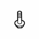 Audi N-908-357-04 Fender Mounting Bracket Bolt