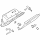 Audi 8U1-857-035-P-6PS Glove Box Assembly