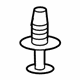 Audi N-106-084-01 Front Shield Rivet