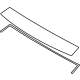 Audi 8Y4-877-055-A Glass Panel