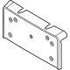 Audi 4M0-807-287-L-9B9 License Bracket
