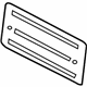 Audi 8T0-827-113-C-01C License Panel