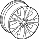 Audi 8K0-601-025-P Wheel, Alloy