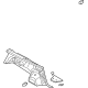 Audi 4M0-863-879-P-GWB Quarter Trim
