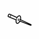 Audi N-911-537-01 Rocker Molding Rivet