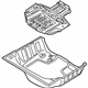 Audi 8R0-802-215 Rear Floor Pan