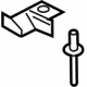 Audi 4M8-898-661 Luggage Cover Repair Kit