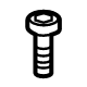 Audi N-908-747-03 Tie Down Hook Screw