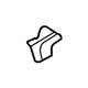 Audi 8K0-867-381-A Applique Seal Strip