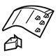 Audi 80A-863-487-B-4PK Trim Cover