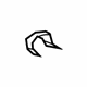 Audi 4G0-886-193-A Center Mount Clamp
