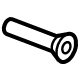 Audi 8W0-885-551 Center Panel Bolt
