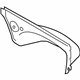 Audi 8R0-819-523-H Water Deflector