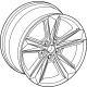 Audi 4M0-601-025-BN Wheel, Alloy