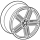 Audi 8P0-601-025-DQ Wheel, Alloy
