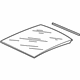 Audi 8V3-877-071-A Sunroof Glass