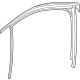 Audi 89A-837-439-A Window Channel