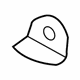 Audi 420-827-607 Lid Trim Retainer Bracket
