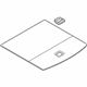 Audi 80A-861-531-A-GW8 Floor Mat