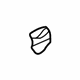 Audi 8N7-809-653 Retainer Plate